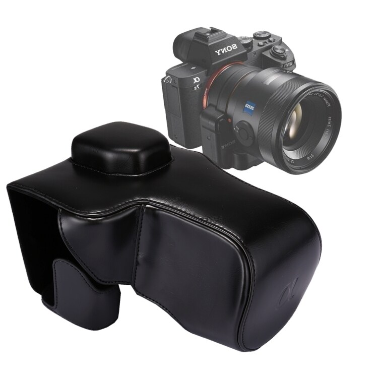 Kamerataske PU læder Samsung A7 II / A7R II / A7S II(Black)