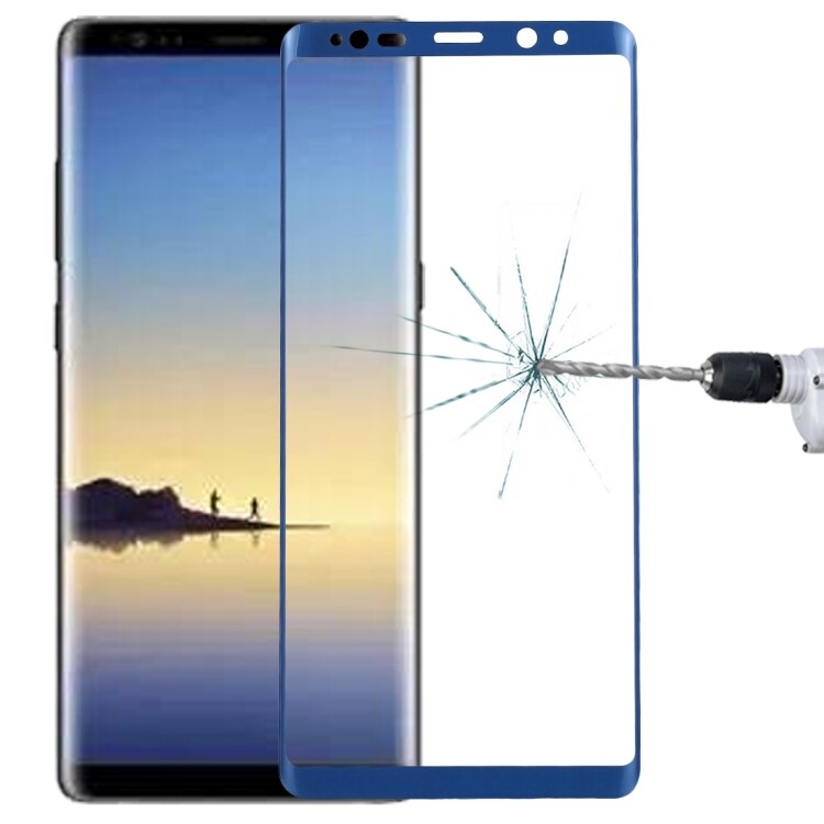 Buet skærmskåner i hærdet glas Samsung Galaxy Note 8 - Blå