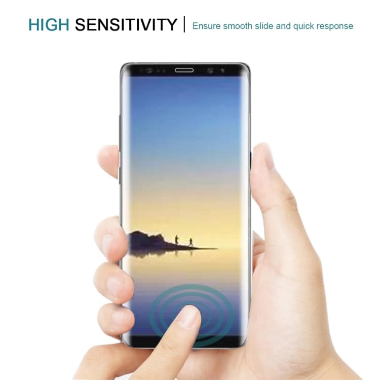 Buet skærmskåner i hærdet glas Samsung Galaxy Note 8 - Transparent