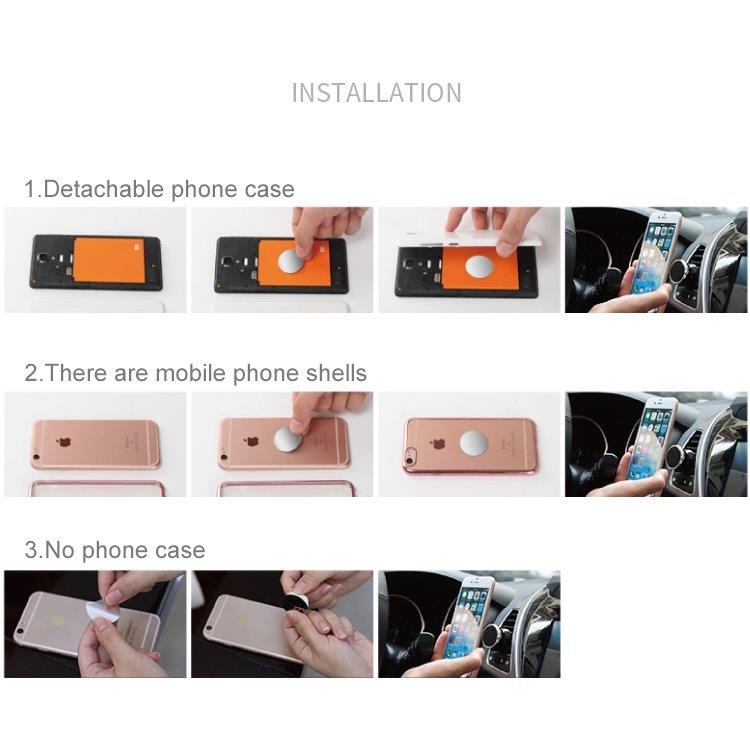 JOYROOM Universal Magnetisk Mobilholder for bilens luftindtag - Inklusive magnet