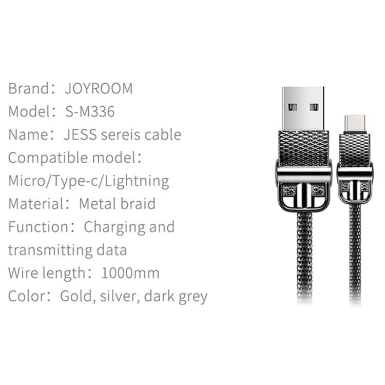 JOYROOM Guldmetal Ladekabel USB-C / Type-C