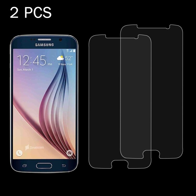 Skærmskåner Hærdet Glas Samsung Galaxy S6 - 2-PAK