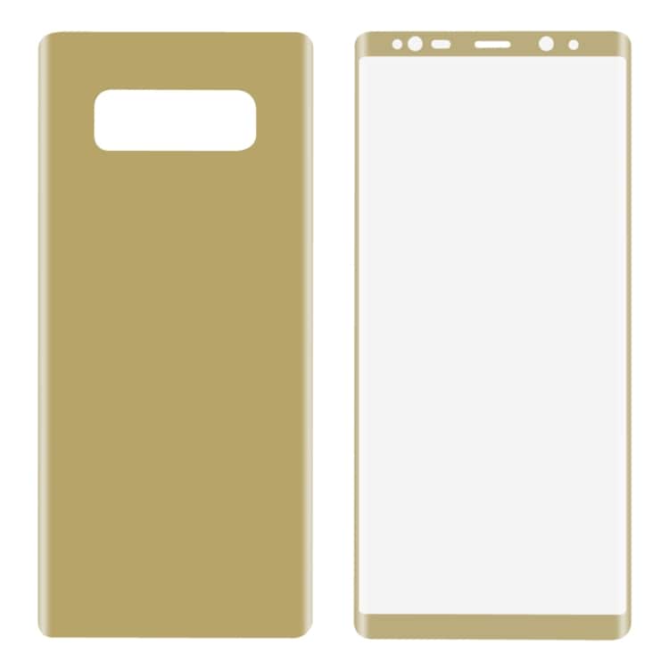 Fuld Skærmskåner Gul til Samsung Galaxy Note 8 & skærmskåner bagside