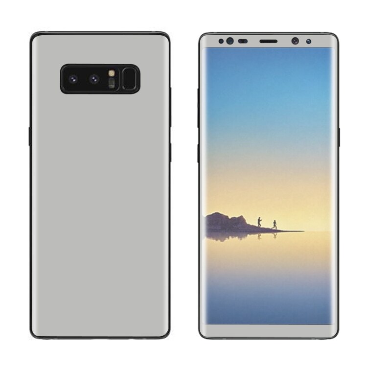 Fuld Skærmskåner Samsung Galaxy Note 8 & skærmskåner bagside - Sølv