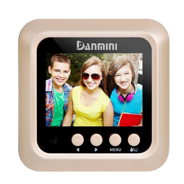 Dørkamera Danmini 2,4" skærm 2.0MP med videoindspilning