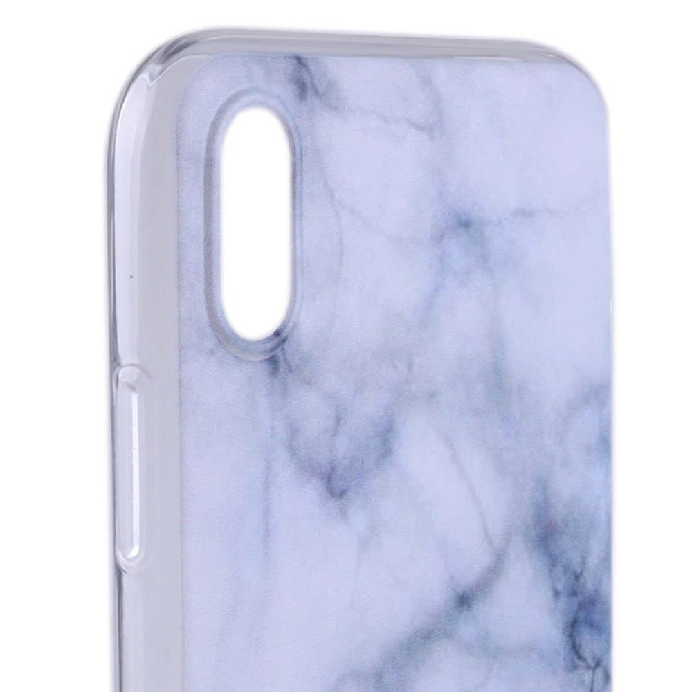 Bagcover Marmor iPhone X - Grå
