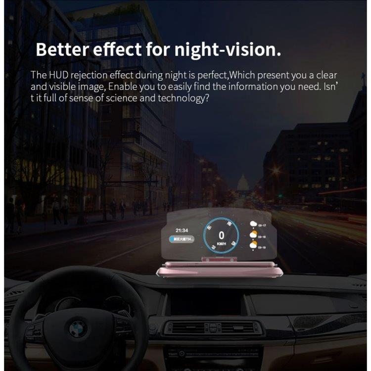 Universal Mobil GPS HUD Head Up Display holder for bilens instrumentpanel