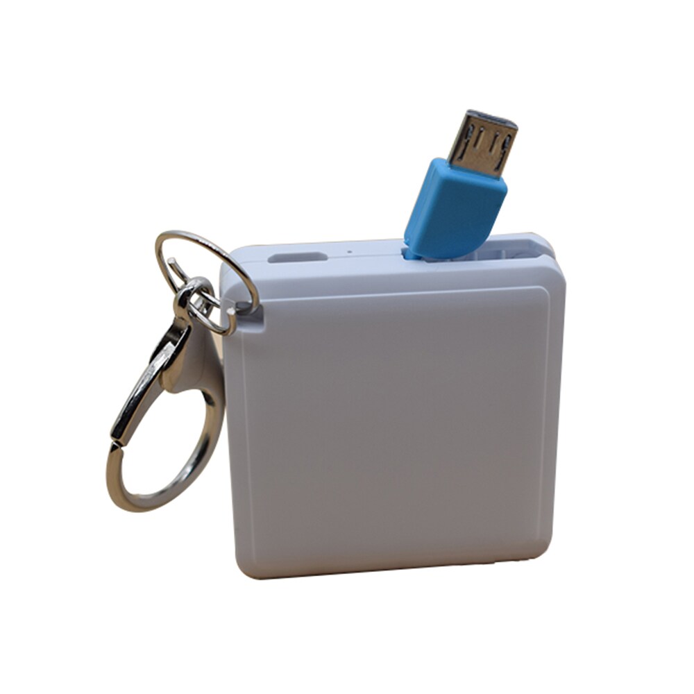 Power bank / Pocket bank, micro USB port , 1200 mAh - Hvid