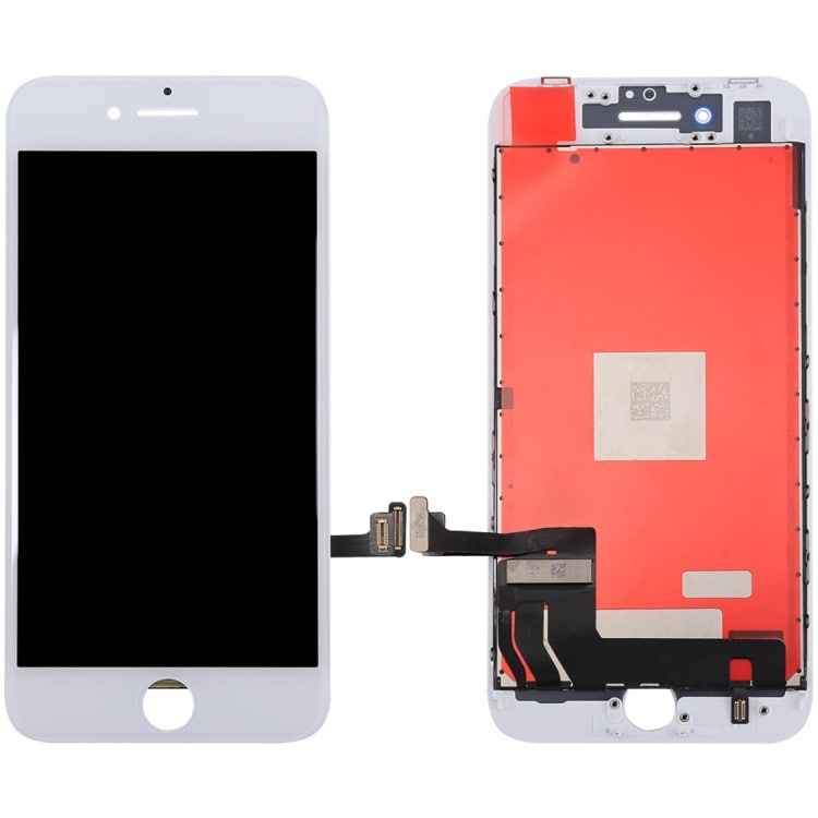 iPhone 8 Plus LCD + Touch Display Skærm - Hvid Farve