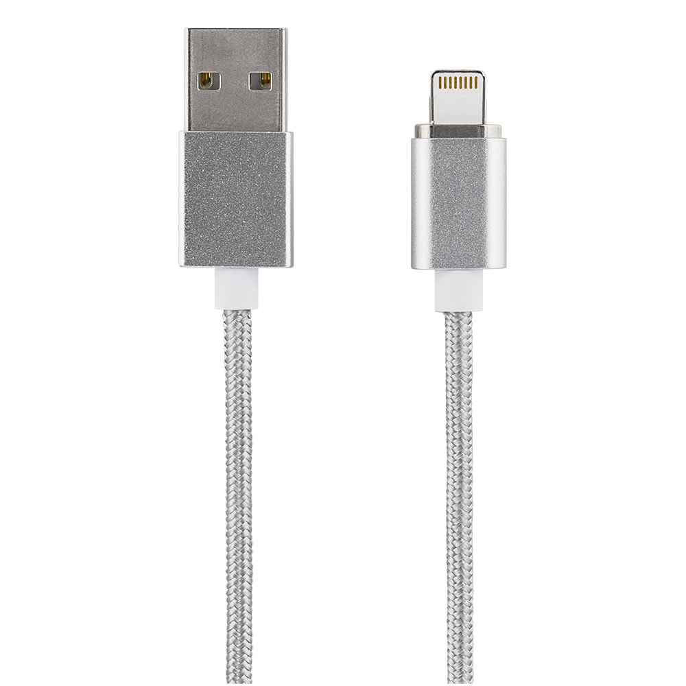 EPZI Magnetisk USB Synkroniserings / Opladningskabel, Lightning Sølv