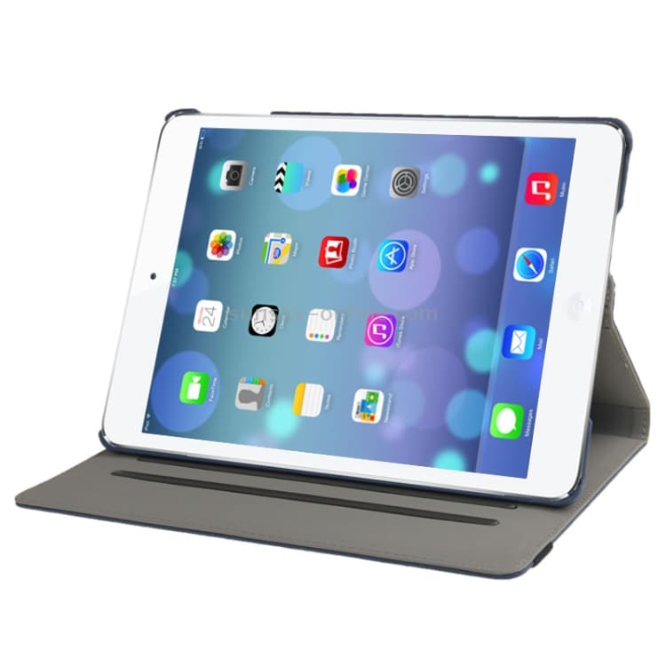 360 Graders Flip Etui til iPad Air - Mørkeblå