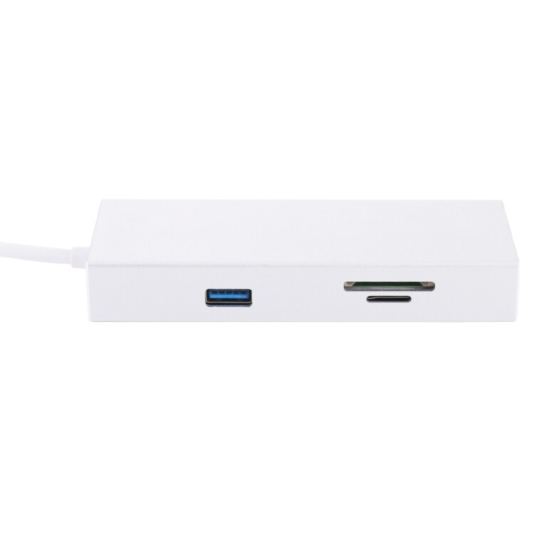 USB-C kortlæser med Hub HDMI & RJ45 & 2 x USB 3.0 & Micro SD