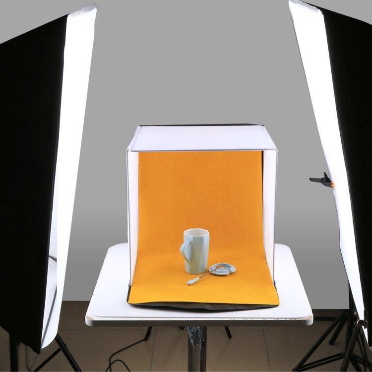 Bærbart Lystelt / Fotobord á 40 cm med 5 Baggrunde