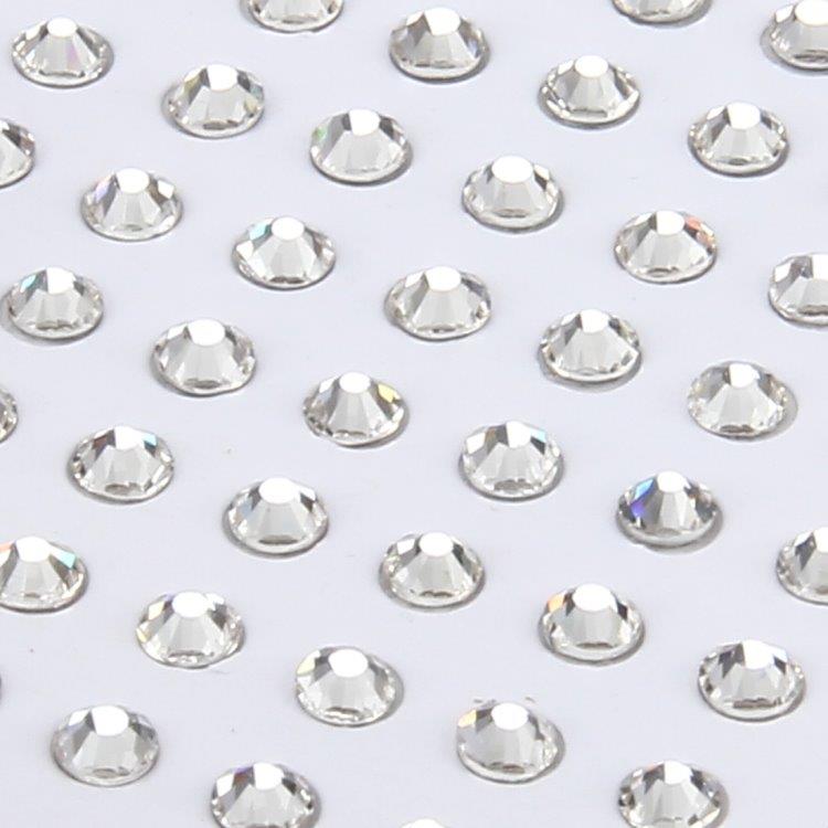 Rhinestone-krystaller / Fake-diamanter til Dekoration - 77 stk. á 4 mm