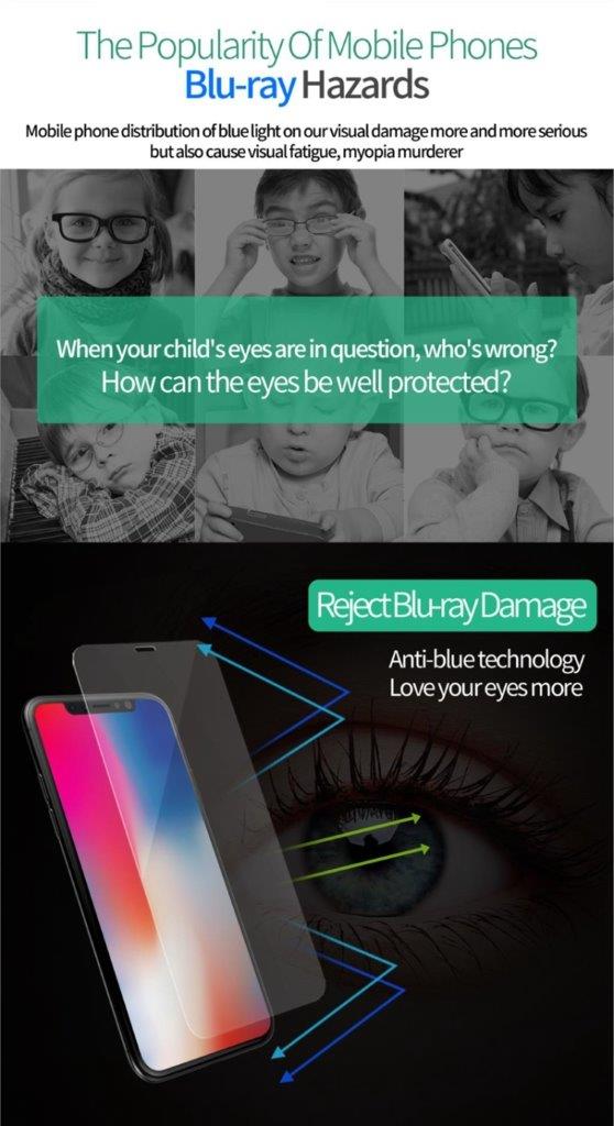 HD-skærmbeskyttelse / Displaybeskyttelse i Hærdet Glas til iPhone X