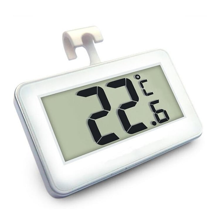 Lille Digitalt Frysertermometer med LCD-skærm og Krog
