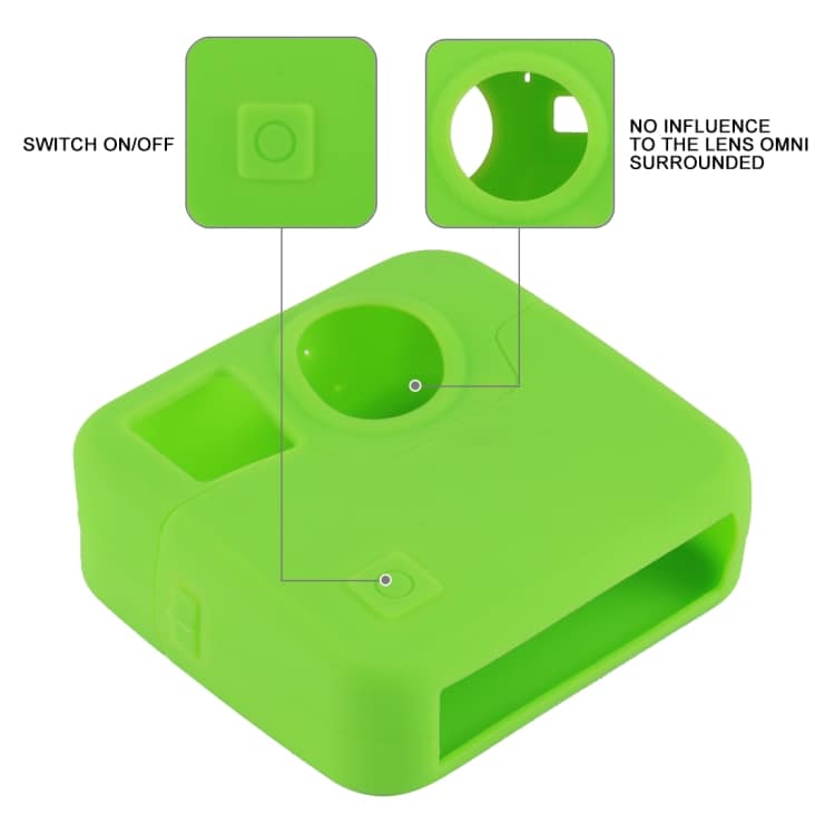 Grøn Silikonebeskyttelse / Etui GoPro Fusion