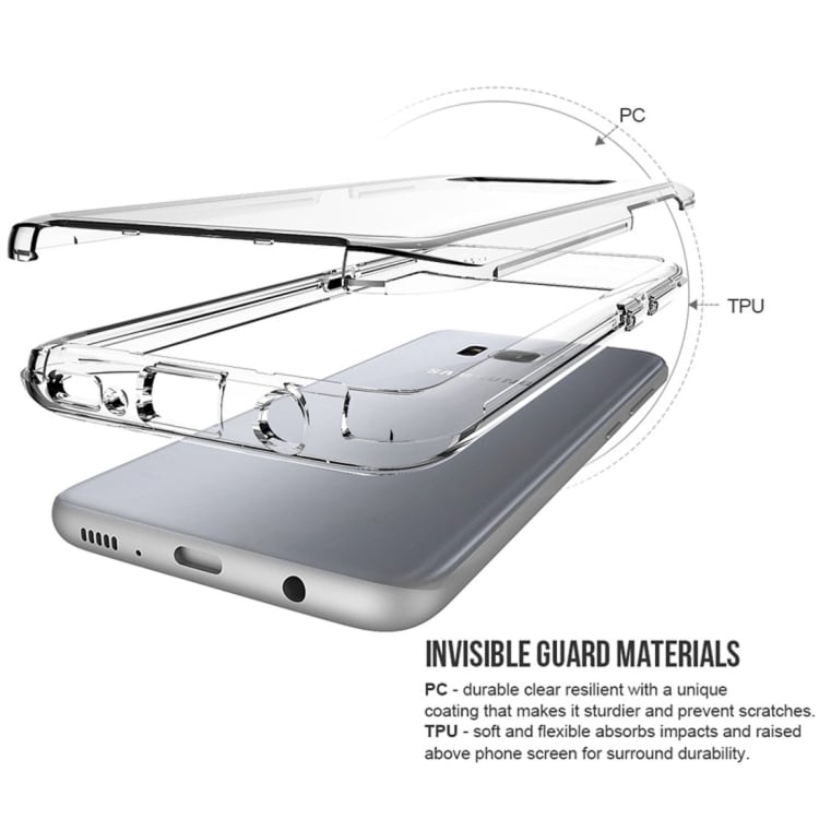 Crystal Case Samsung Galaxy S8 med Metalknapper