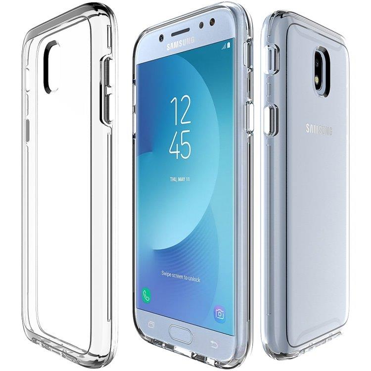 Transparent Cover Samsung Galaxy J5 2017 med Metalknapper