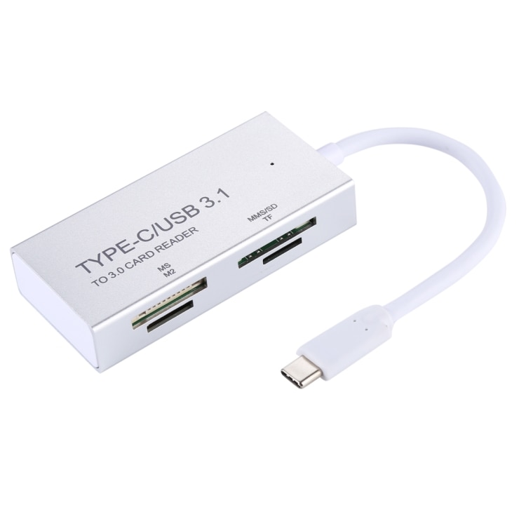 USB-C Kortlæser MicroSD / SD / MS / M2