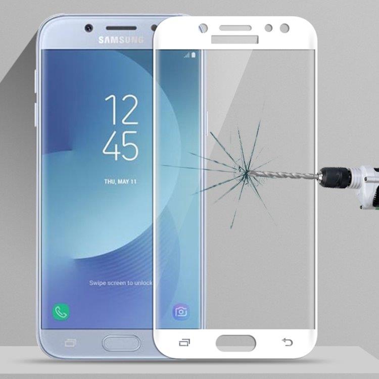Helskærms-skåner i hærdet glas Samsung Galaxy J5 2017 - Hvid