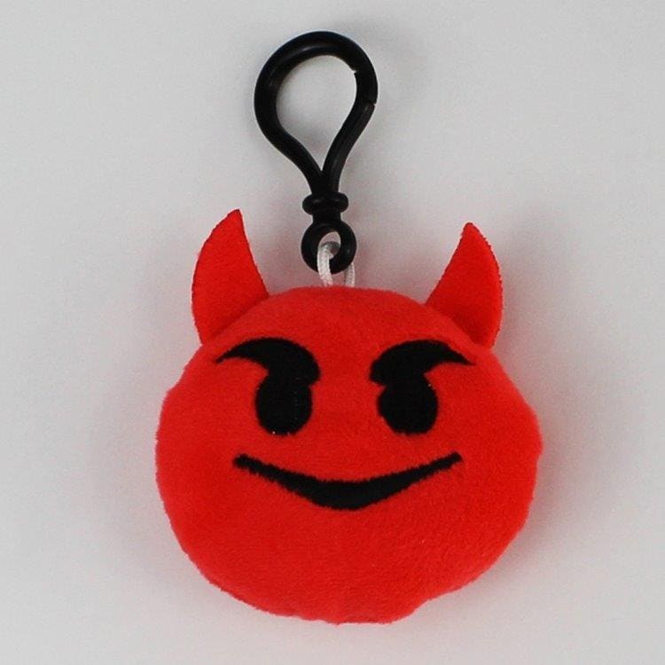 Emoji Nøglering - Rød djævel