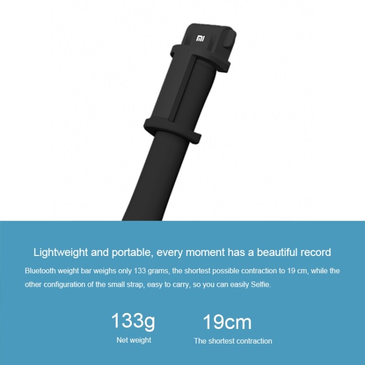 Xiaomi Bluetooth 270 graders Selfiestick med Onetouch