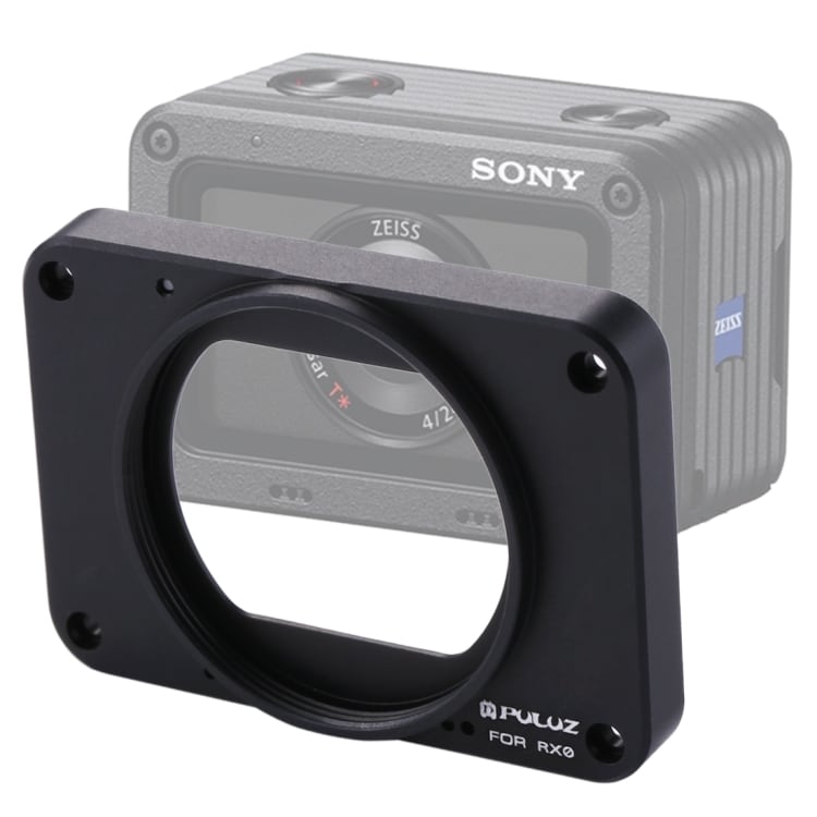 Sony RX0 Aluminum Front Panel + 37mm UV Filter Linse