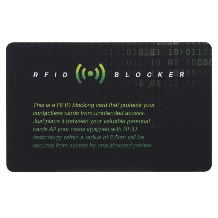 Skimming Blocker kort - RFID beskyttelse - Skimmingsbeskyttelse tegnebog