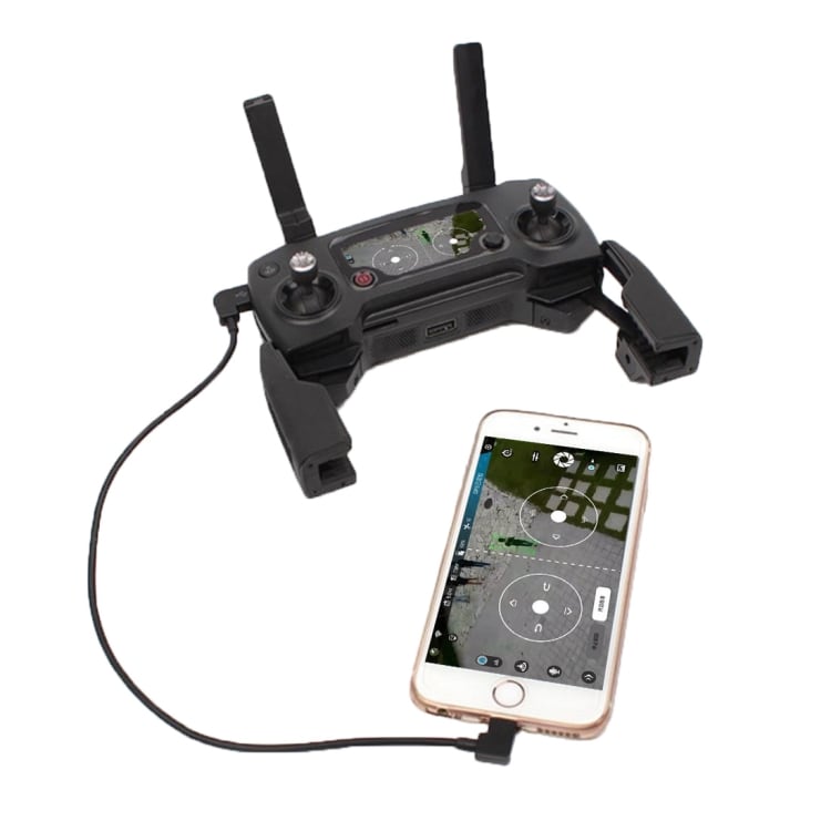 iPhone kabel til DJI Mavic Pro / Spark fjernkontrol / remote