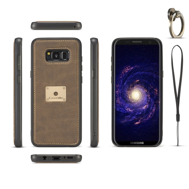 CaseMe Samsung Galaxy S8 Flip Foderal med Magnetisk Ringholder  og håndrem