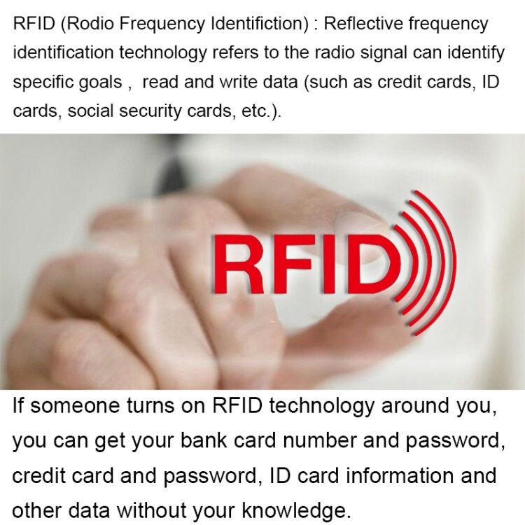 RFID 10-Pak kortbeskyttelse for kreditkort - Aluminium