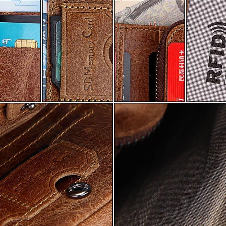 RFID Tegnebog i ægte skind