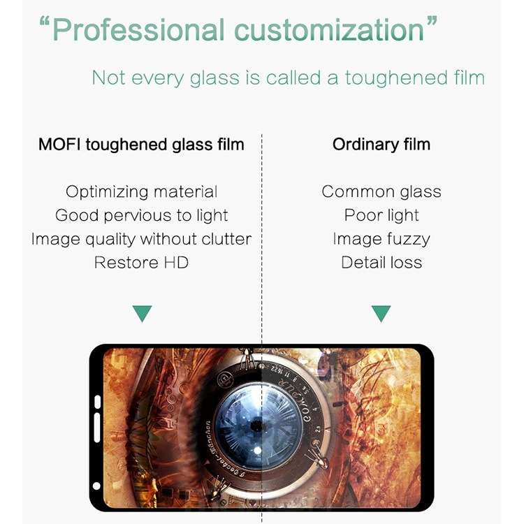 MOFI Skærmskåner i hærdet glas LG V30