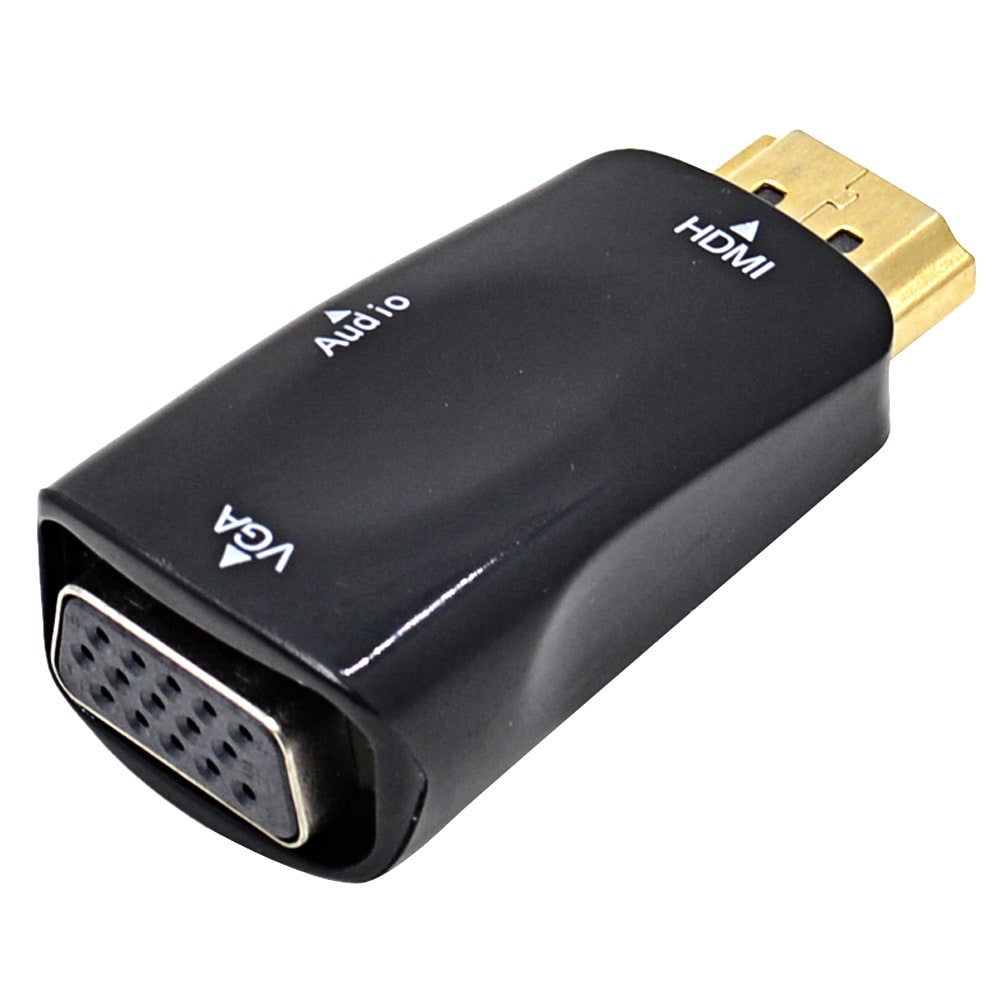 HDMI til VGA Adapter + lyd