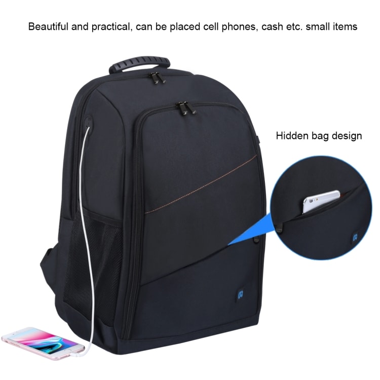 Vandtæt rygsæk med plads for systemkamera, tablet, smartphone