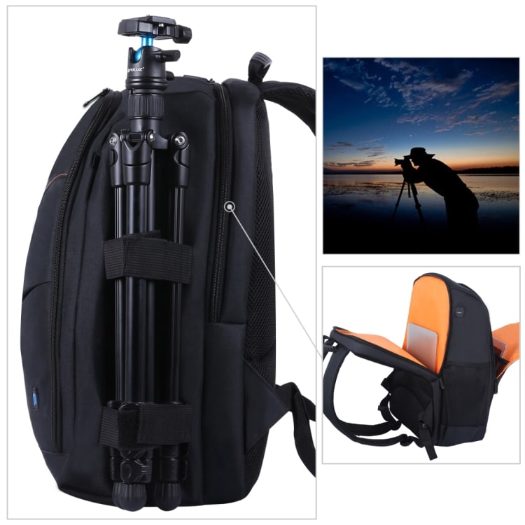 Vandtæt rygsæk med plads for systemkamera, tablet, smartphone