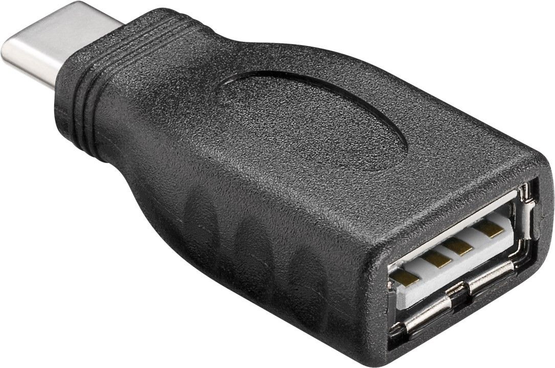 Goobay USB-Adapter USB-A 2.0 til USB-C - Sort