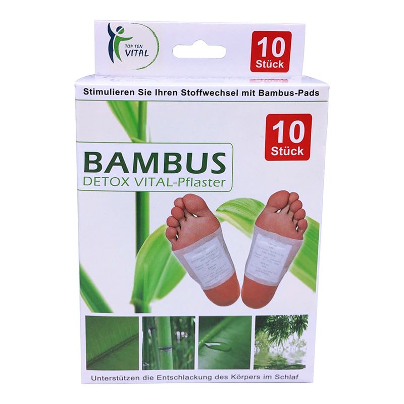 Bamboo Detox Vital Bandage Bambusplaster Pakke med 10 stk.