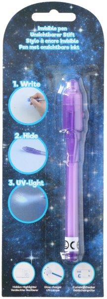 Pen for Usynlig Skrift med UV-lys