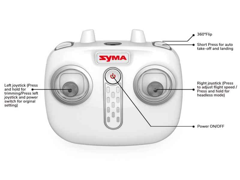 SYMA X15 2.4G med Gyro - Sort