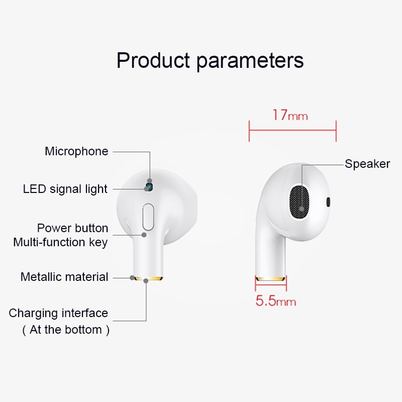 In-Ear Bluetooth Earbud / Høresnegle