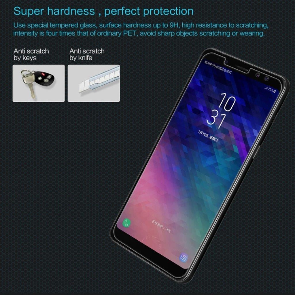 NILLKIN Skærmbeskyttelse i Hærdet Glas til Samsung Galaxy A8 2018
