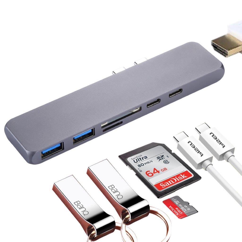 Kortlæser Plus Hub USB Type-C HUB - HDM / USB Type-C / SD-kort