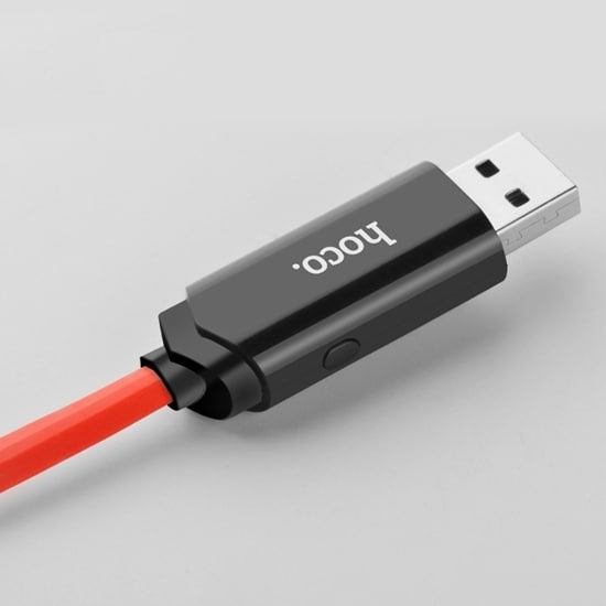 Hoco Ladekabel USB Type-C med LCD-display Ladetid & Volt