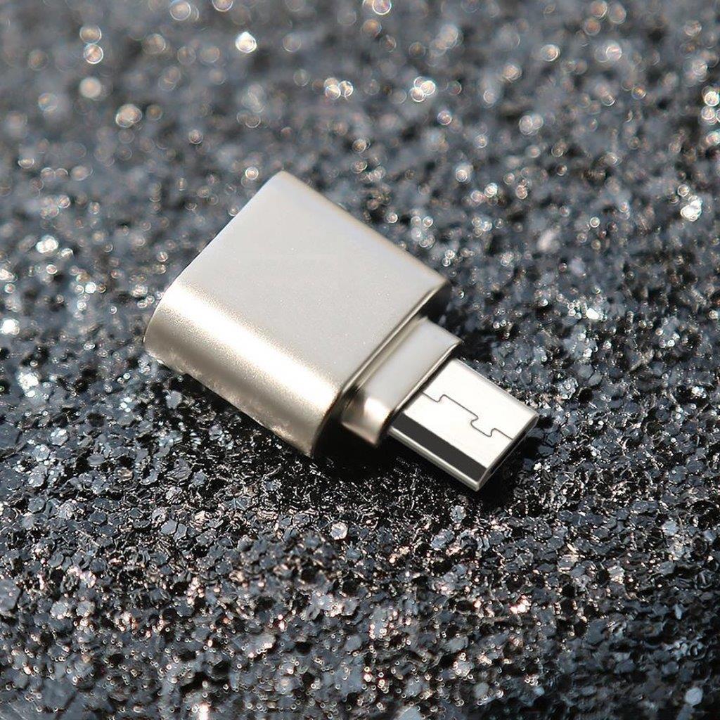 Kortlæser Micro USB - Nøglering LED-indikator