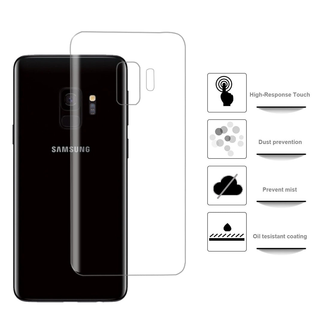 Skærmbeskyttelse Bagside Samsung Galaxy S9