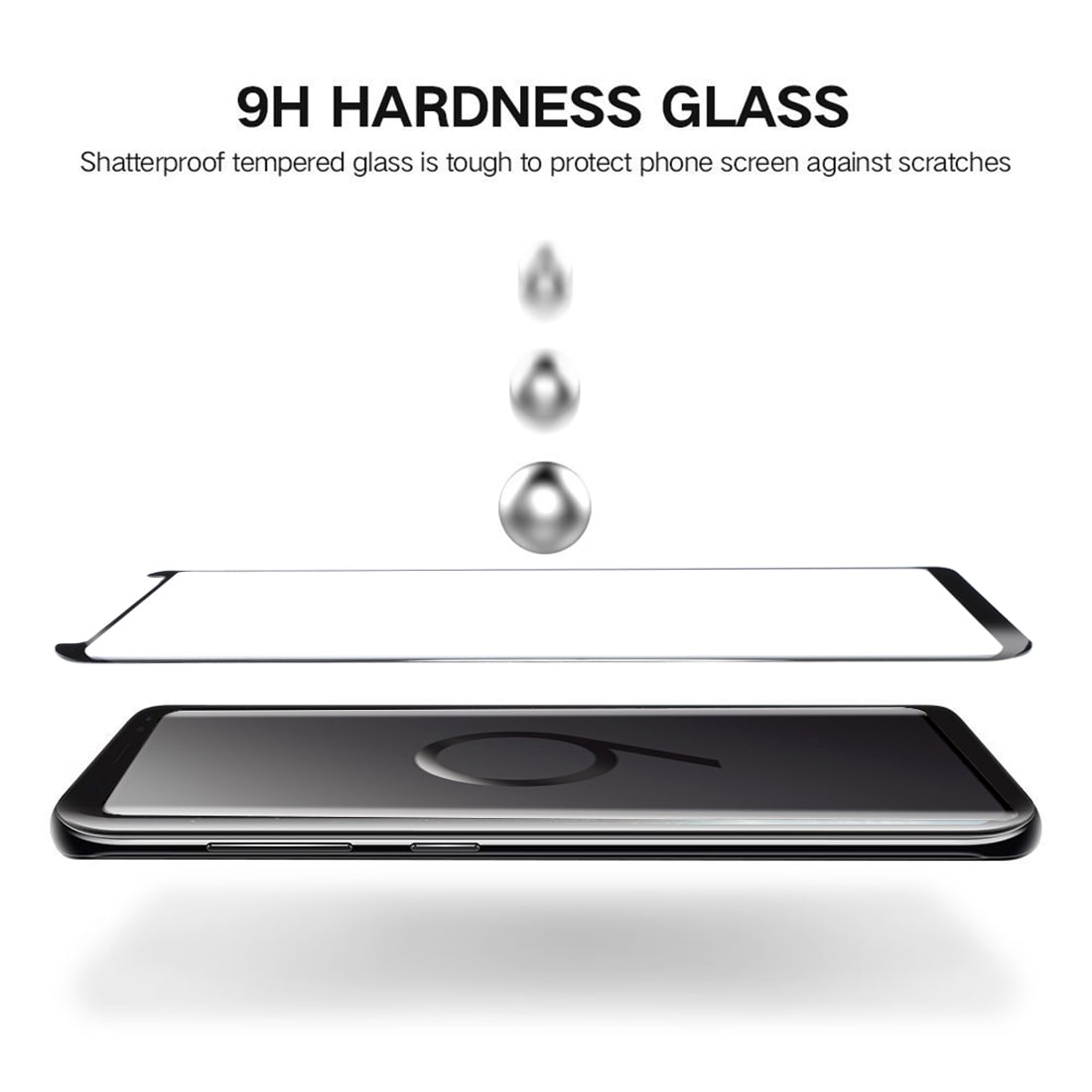 Skærmbeskyttelse Hærdet Glas Samsung Galaxy S9+