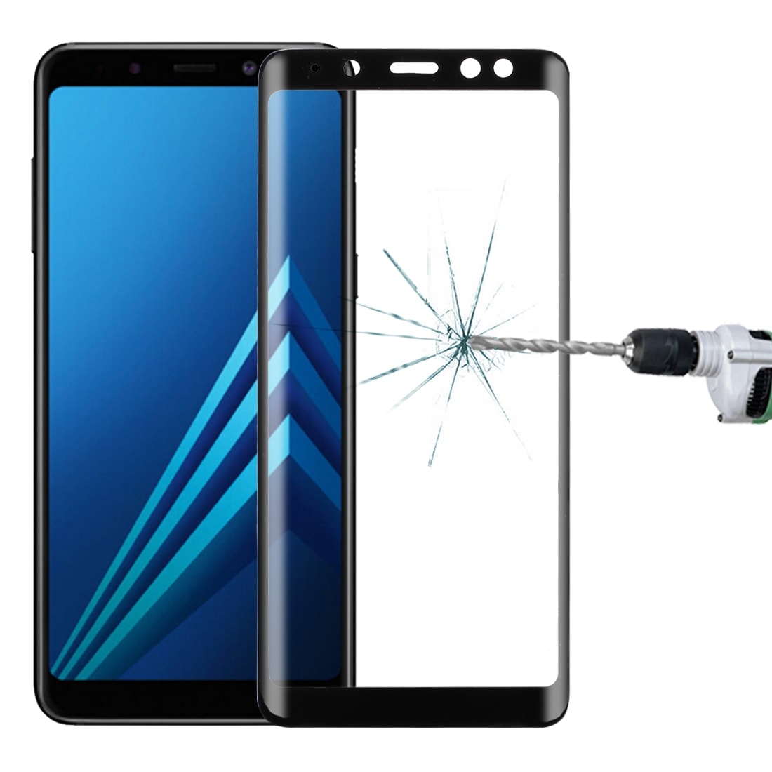 Skærmbeskyttelse Hærdet Glas Samsung Galaxy A8 Plus 2018