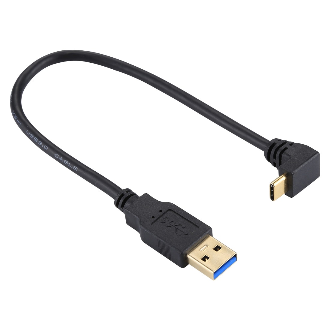 Kort Vinklet USB Type-C Kabel